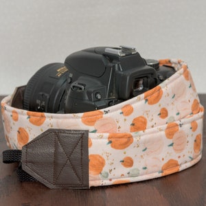 Pumpkin Padded Camera Strap