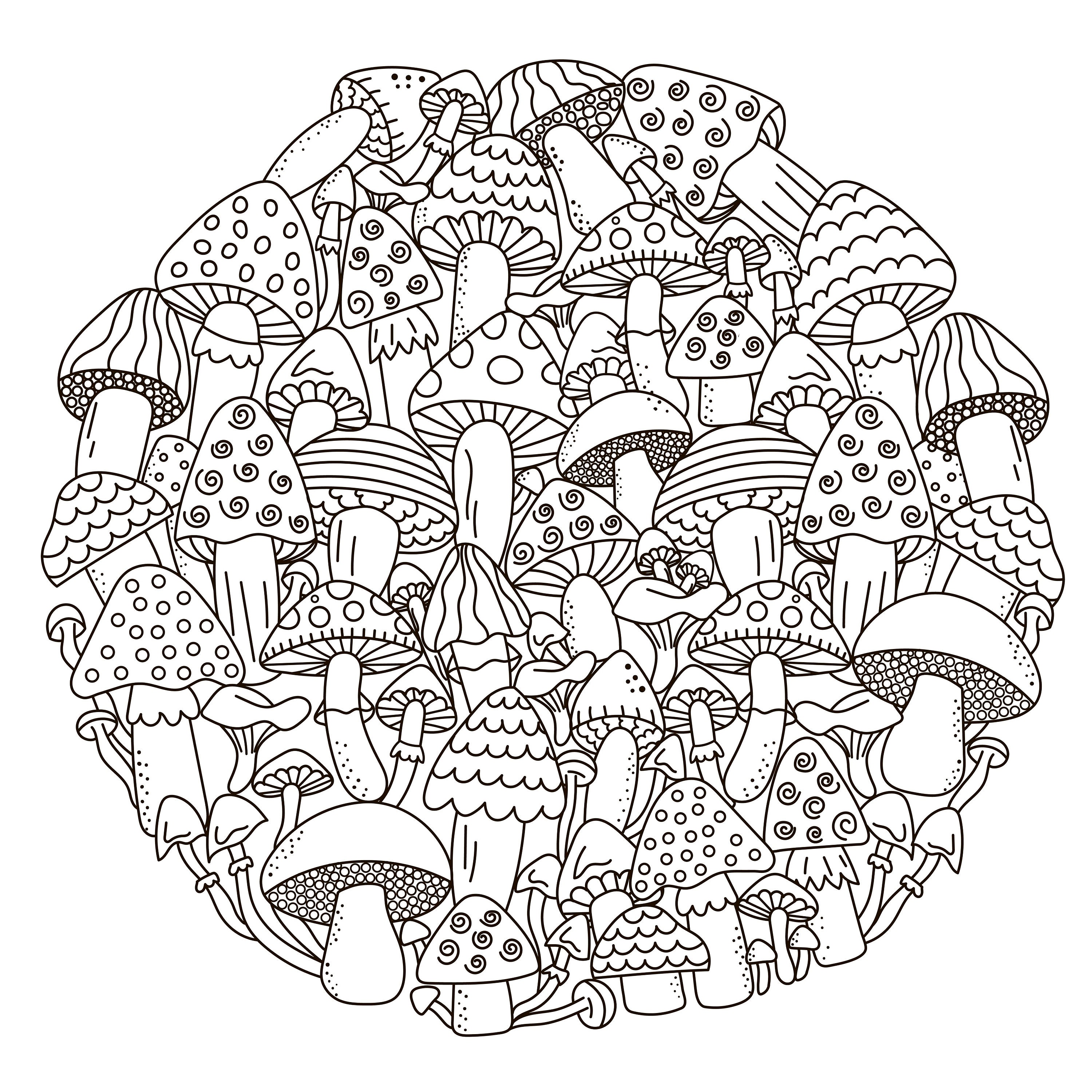 Mushroom House Coloring Pages Coloring Pages