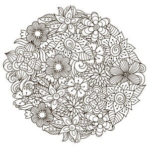 Malvorlage Blumen