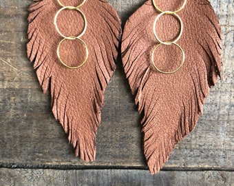 Cheyenne Feather Earrings