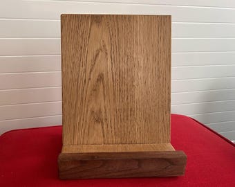 Handcrafted European Oak & Walnut Cookbook