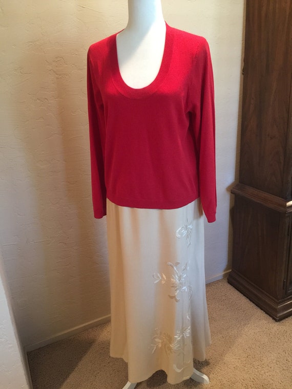 Liz Claiborne silk skirt & top