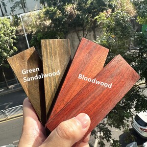 Blank Knife Scales Wood Pre-Cut DIY Handle Hardwoods Material Sandalwood Sheets for Engraved Decorative Guitar Bodies Necks Grips and Crafts
