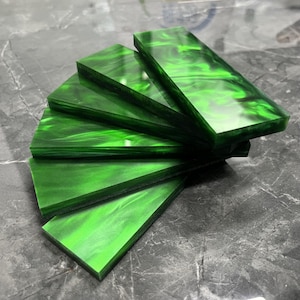 Acrylic Resin Knife Scales: Pre-Cut Handle Blanks