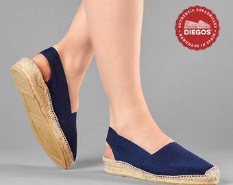 navy blue low wedges