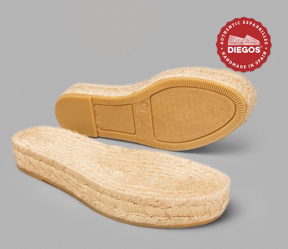 Espadrilles Flat Platform Rope Soles Made in Spain Make - Etsy Hong Kong