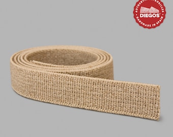 Italian rustic elastic band | 2.2cm wide | Sold by the meter | Made in Italy | Wide elastic band