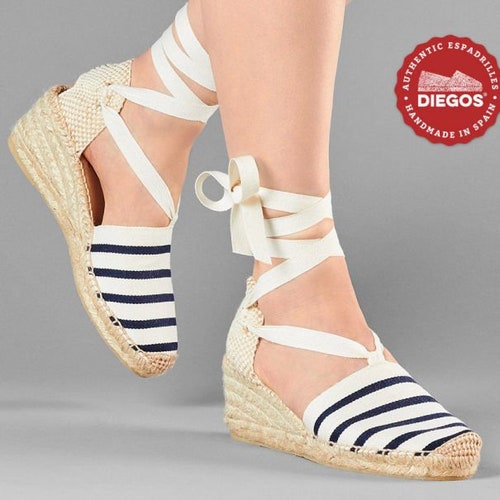 Diegos® Classic High Wedge Light Brown Belen Espadrilles Shoes - Etsy