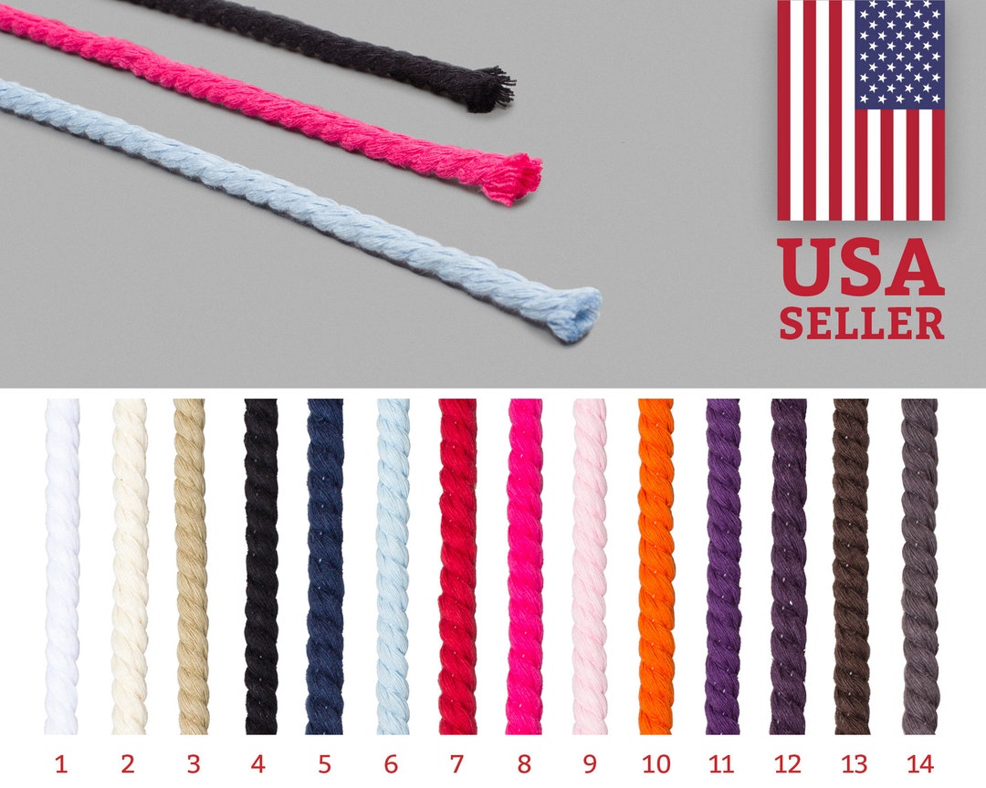 Spanish Style Rope 4mm Braided Cord Made in Spain | Macrame | 100% Cotton Original Rope ...