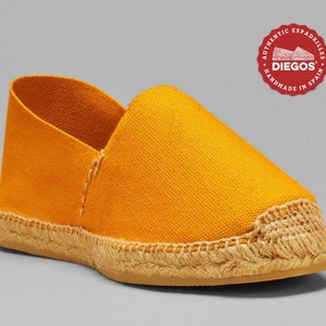 Diegos® Classic Flat Golden Amber Espadrilles Shoes Sewn in - Etsy