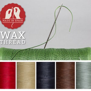 Wax polyester thread 1 mm | Made in Valencia, Spain | Multiple colors available | DIEGOS® original waxed espadrilles thread