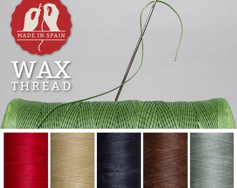 Wax polyester thread 1 mm | Made in Valencia, Spain | Multiple colors available | DIEGOS® original waxed espadrilles thread