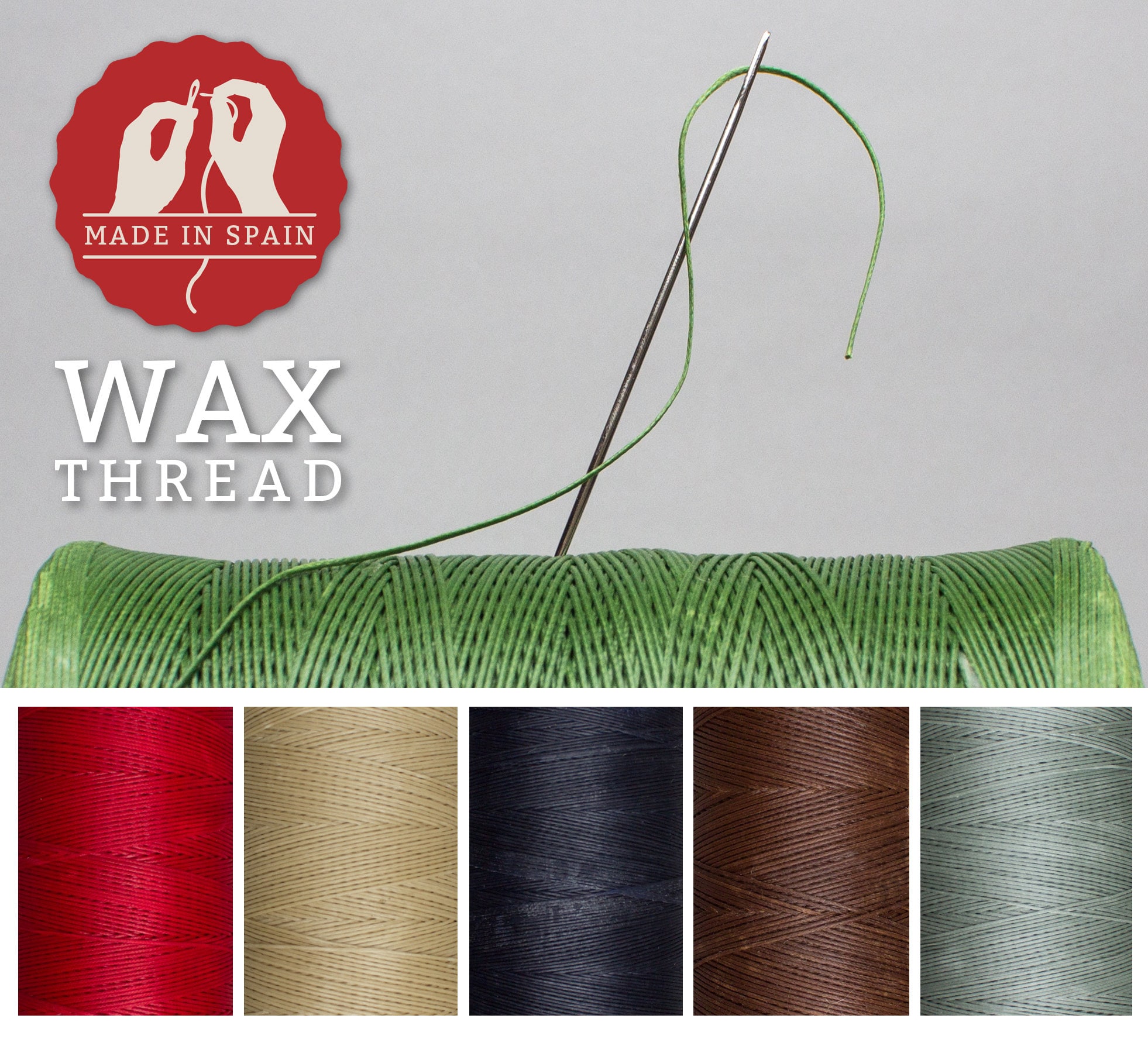 Ritza 25 Tiger Thread, Waxed Polyester, Chestnut 