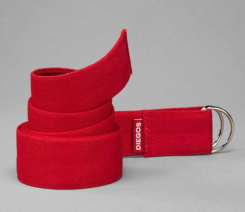 Traditional Red Cotton Selvedge Canvas Made in Spain Used to | Etsy