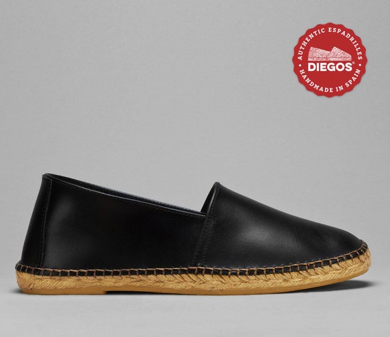 Diegos Men's Spanish Espadrilles Leather Shoes