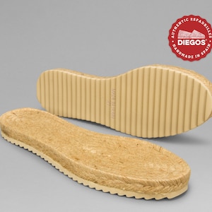 Espadrilles flat Eva rubber rope soles | for Woman & Men  | Made in Spain | Make your own espadrilles |  Ships from NY