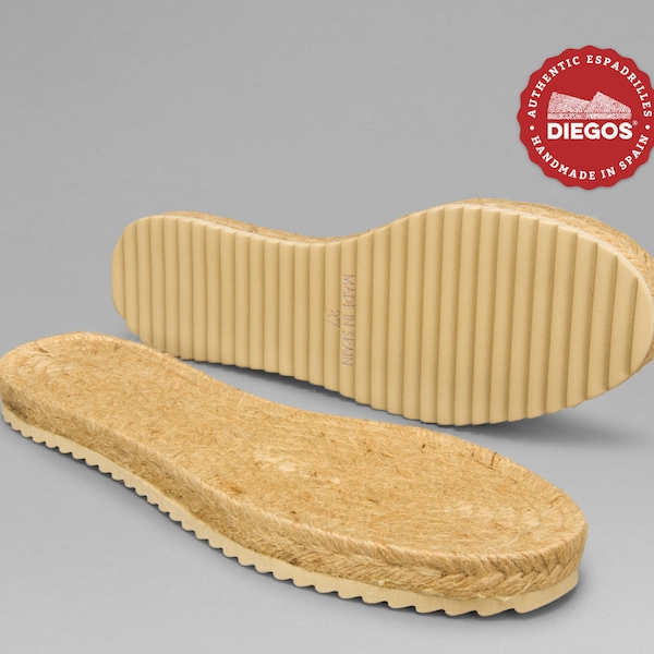 Espadrilles flat Eva rubber rope soles | for Woman & Men  | Made in Spain | Make your own espadrilles |  Ships from NY