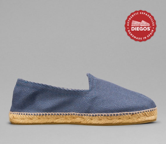 Navy blue sales men's espadrilles