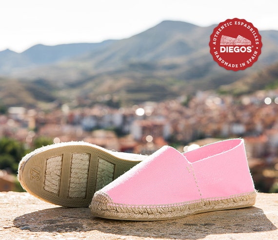 Diegos® Pink Espadrilles Shoes Made and Hand