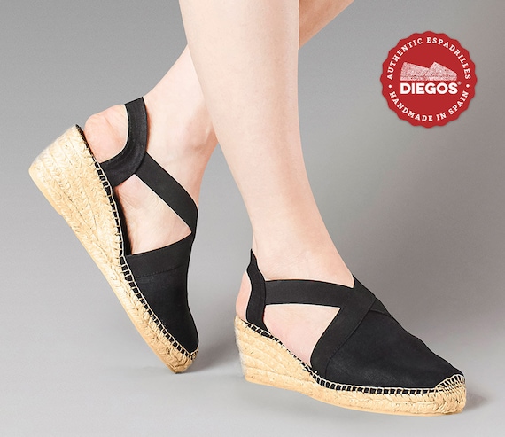 Zeppa nere Espadrillas per Donna di Castaner | FASHIOLA.it