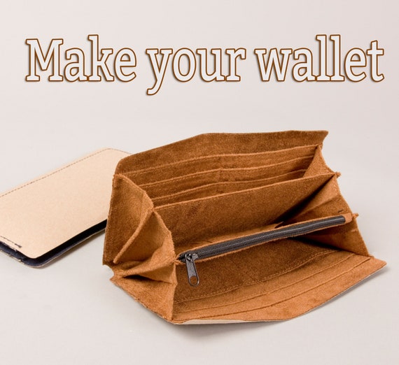 wallet with zipper pocket inside