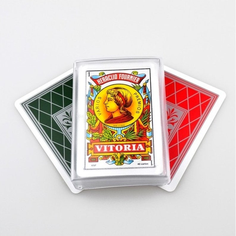Spanish Playing Cards With Case 50 Cards Ref F20990 Etsy
