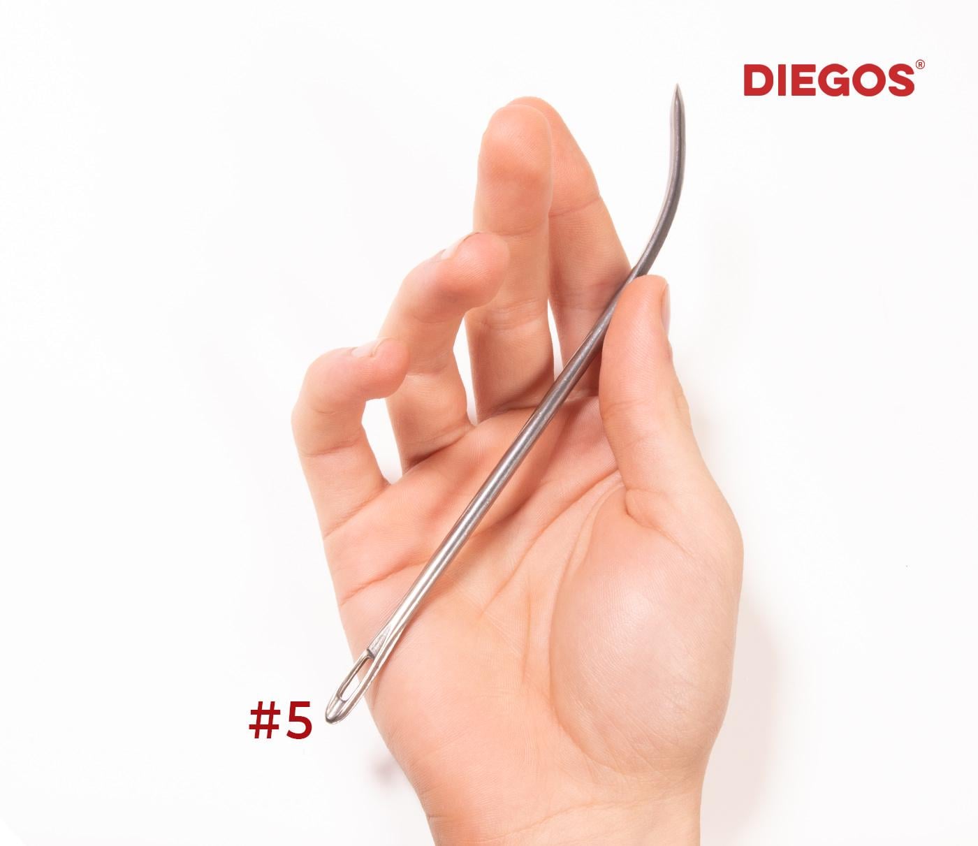 Set 12 Aghi Curvi Per Cucire Pelle E Parrucche - Aghi A C Per Selleria E Tappezzeria - Foto 12