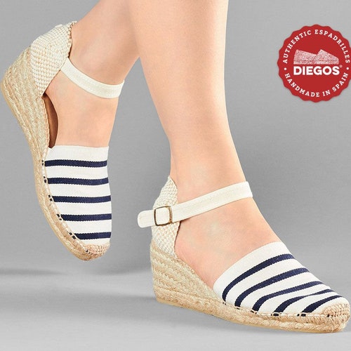 Diegos® Classic High Wedge Fuchsia Lola Espadrilles Shoes Hand - Etsy