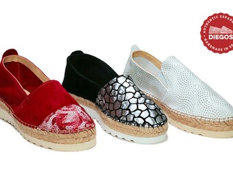 Alpargatas planas suela de goma EVA Para mujer y hombre Fabricadas en  España Crea tus propias alpargatas Envío desde NY
