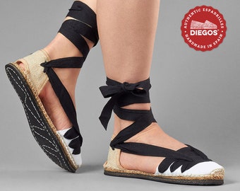 Suelas de alpargatas tradicionales de España, fabricadas con