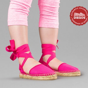 Encanto Espadrilles made in Spain | Lace ankle strap, Swappable laces and Padded insoles | DIEGOS Alpargatas Mirabel