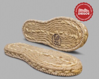 Suelas vintage / Suelas planas cosidas mano - Etsy España