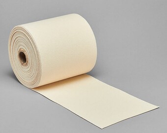Traditional ivory white cotton Selvedge canvas made in Spain | used to make espadrilles and accessories | 5.9” (15 cm) wide canvas