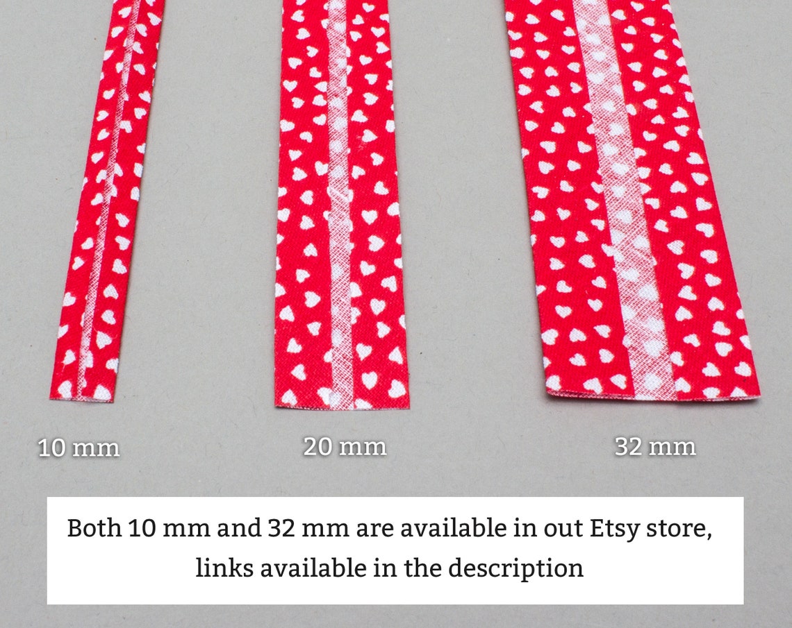 20mm SINGLE Fold Bias Tape Made in Spain Ships From NY Etsy