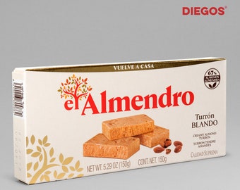Turrón blando (Creamy almond turrón) made in Alicante, Spain | Polvoron, Marzipan, Chocolate | The perfect Spanish Christmas treat