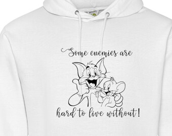 Tom and Jerry Hoodie | Etsy UK Tom and Jerry Hoodie | Etsy UK