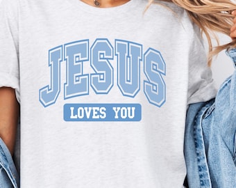 Jesus Loves You PNG and SVG - Amen PNG - Coquette Christian png - Cut files for Cricut and Sublimation designs