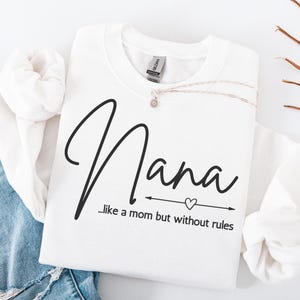 Nana SVG - Blessed Nana SVG - Nana PNG - Nana shirt - Nana sweatshirt - Cut files for Cricut - Silhouette