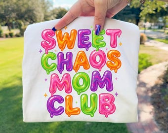 Gummibärchen Mama PNG Design für Mama Sweatshirt | Kokette Jelly Candy Mom Life PNG | Kawaii Gummibärchen Preppy Bow Mama PNG für Mutterschaft Designs