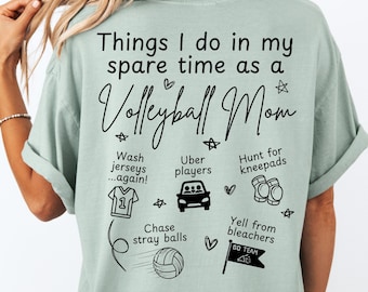 Volleyball Mom SVG for Cricut Shirts | Volleyball Mom PNG for Sublimation | In My Volleyball Mom Era SVG | Volleyball Mama svg Design
