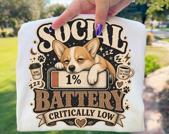 Grappige anti-sociale corgi-hond, moeder, png | Grappig Corgi Snarky-humorontwerp | Sarcastisch retro hondenliefhebberscadeau | Sassy Feral Welsh Corgi Lover, png