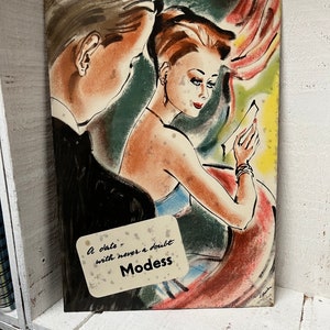 Vintage Moden Werbung….