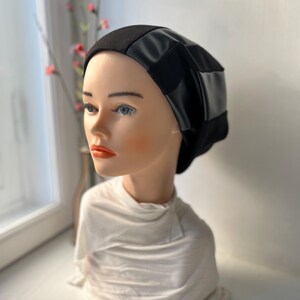 Black Autumn Warm Hat for her