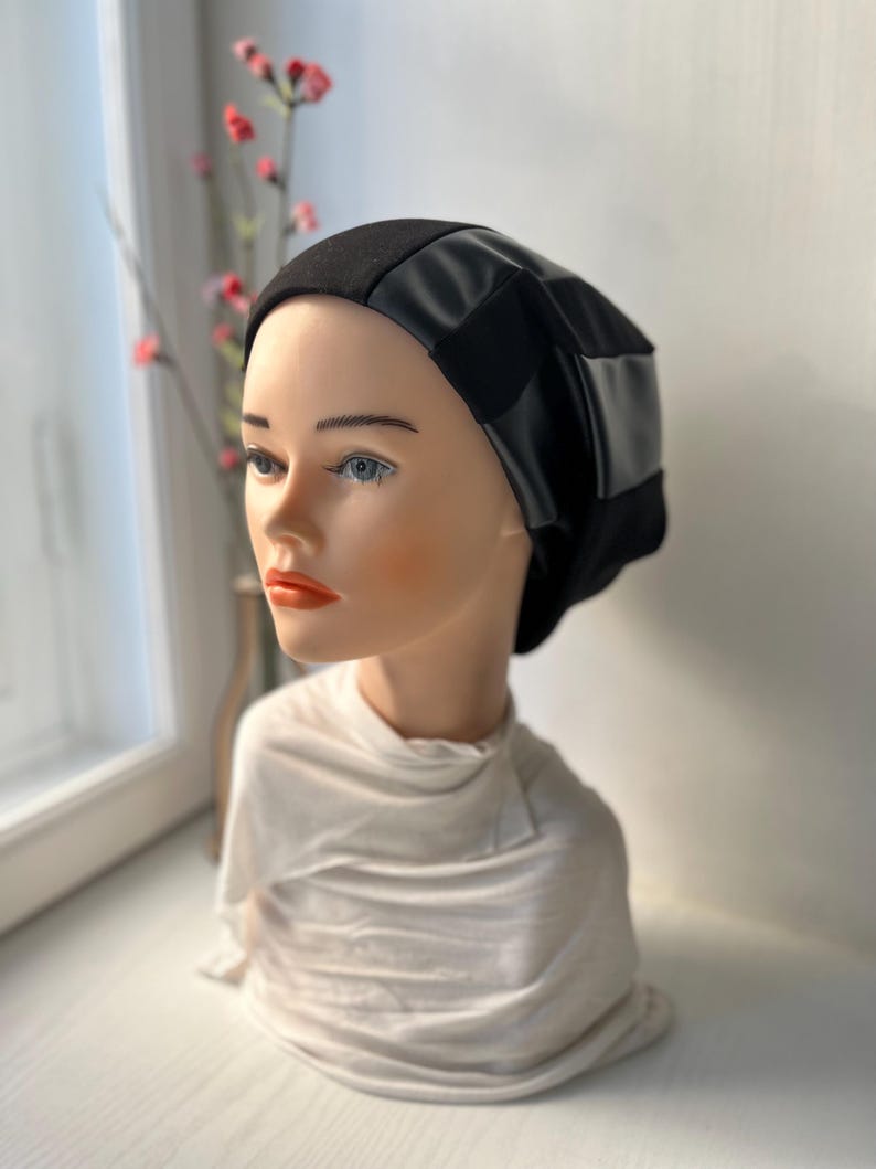 Black Autumn Warm Hat for her