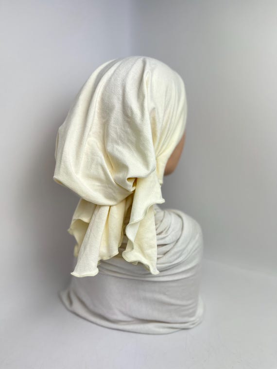 Elegante cappello estivo a bandana con code Copricapo