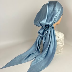 CUTE Pre-Tied Summer Bandana in Different Colours Silky Sheen. HandMade Tichel Head Scarf for Women. Elegant Head Covering. Traditional Hat