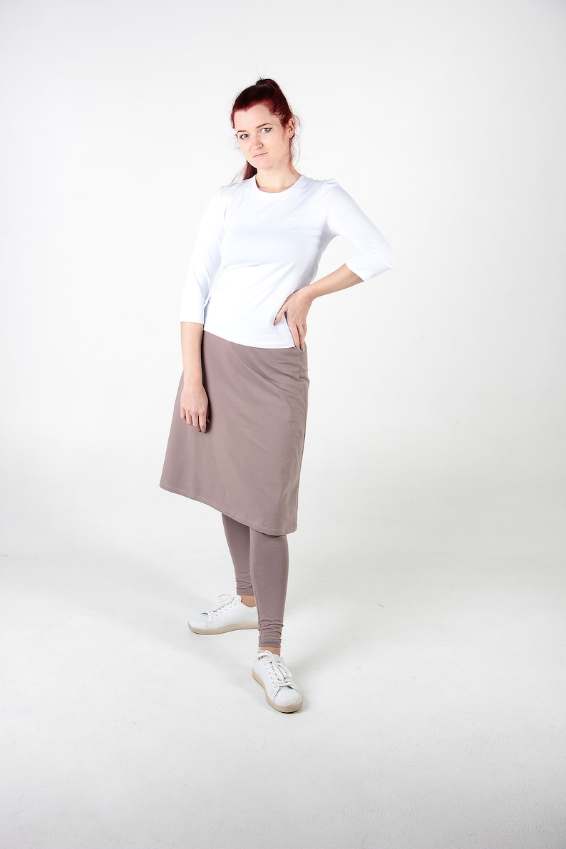 Modest Athletic Skirts With Builtin Leggings Etsy