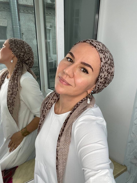 Head Coverings For Women Chemo Pre Tied Head Scarf For Women