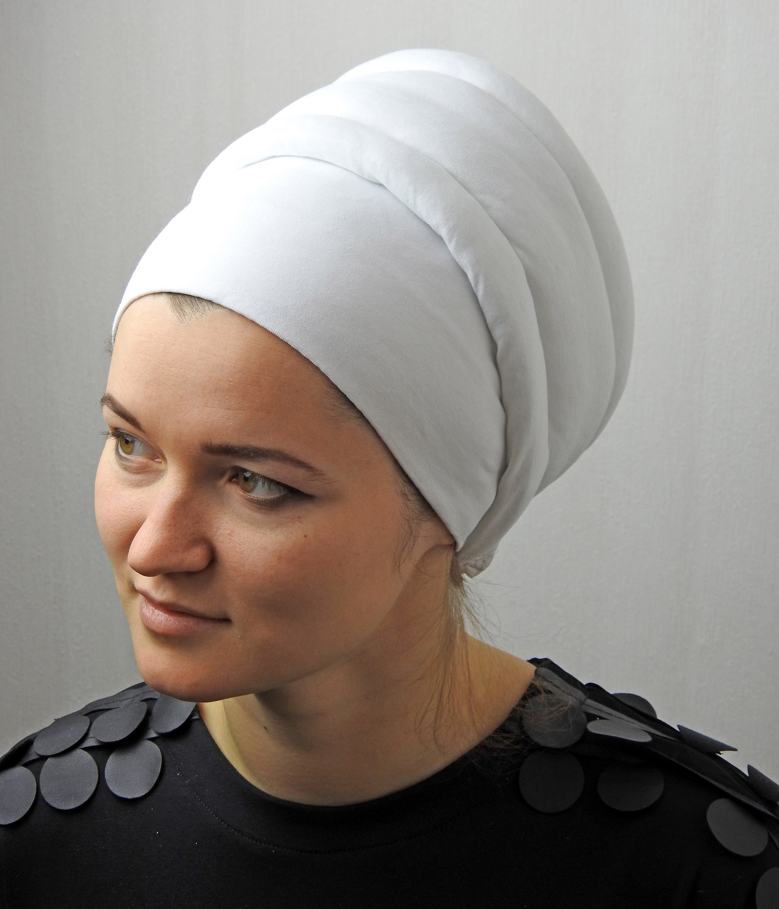 Super-BOBO 3-in-1: adjustable Tichel Shaper and Turban Volumizer, Grip Tichel Volumizer For Under Headwraps