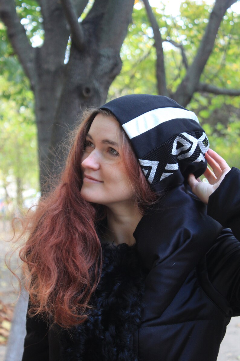 Black Beanies Hat for with silver